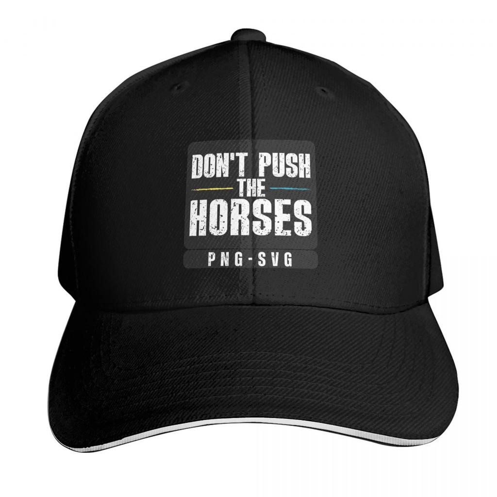 Dont Push The Horses Boxing Cap Fashion Casual Baseball Caps Adjustable Hat Hip Hop Summer Unisex Baseball Hats