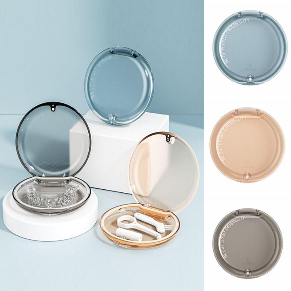 Plastic Denture Braces Container Washable Retainer Holder Mouth Guard Case Tooth Care Tool