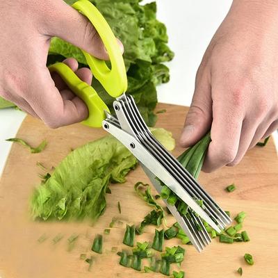 Kuchyňské nůžky s více vrstvami Nůžky na cibuli Nerezová Kráječ zeleniny Nůžky Laver na bylinky Pampeliška Kuchyňské doplňky