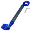TIGRE BLANC Motorcycle Handlebar Brace Clamp Universal Handlebar Length Custom Carbon Blue Bar, Adjustment, Adjustment, Parts, Fiber, 22.2mm Diameter,