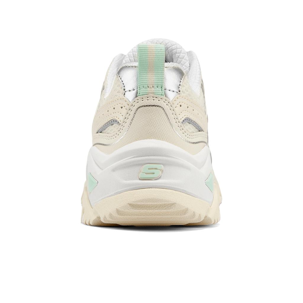 Skechers Abrasion Resistant Breathable Height Increasing Low Top Outdoor Shoes Women's Silver Multicolor 180330-SMLT