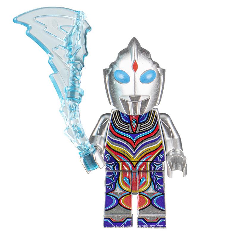Ninja Warrior Superhero Doll With Weapon Single Building Block Assembly Toy