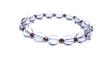 For Warding Off Evil Warding Off Evil and Bringing Good Quartz Bracelet 8mm with Hematite 4mm for Men and Natural Stone Size Kanoishi [Amulet
