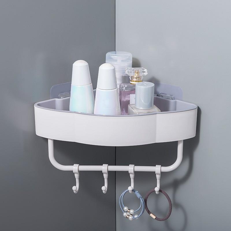 Free Punch Corner Racks Bathroom Tripod Kitchen Toilet Bathroom Wall Hanging Wall Dormitory Storage Rack