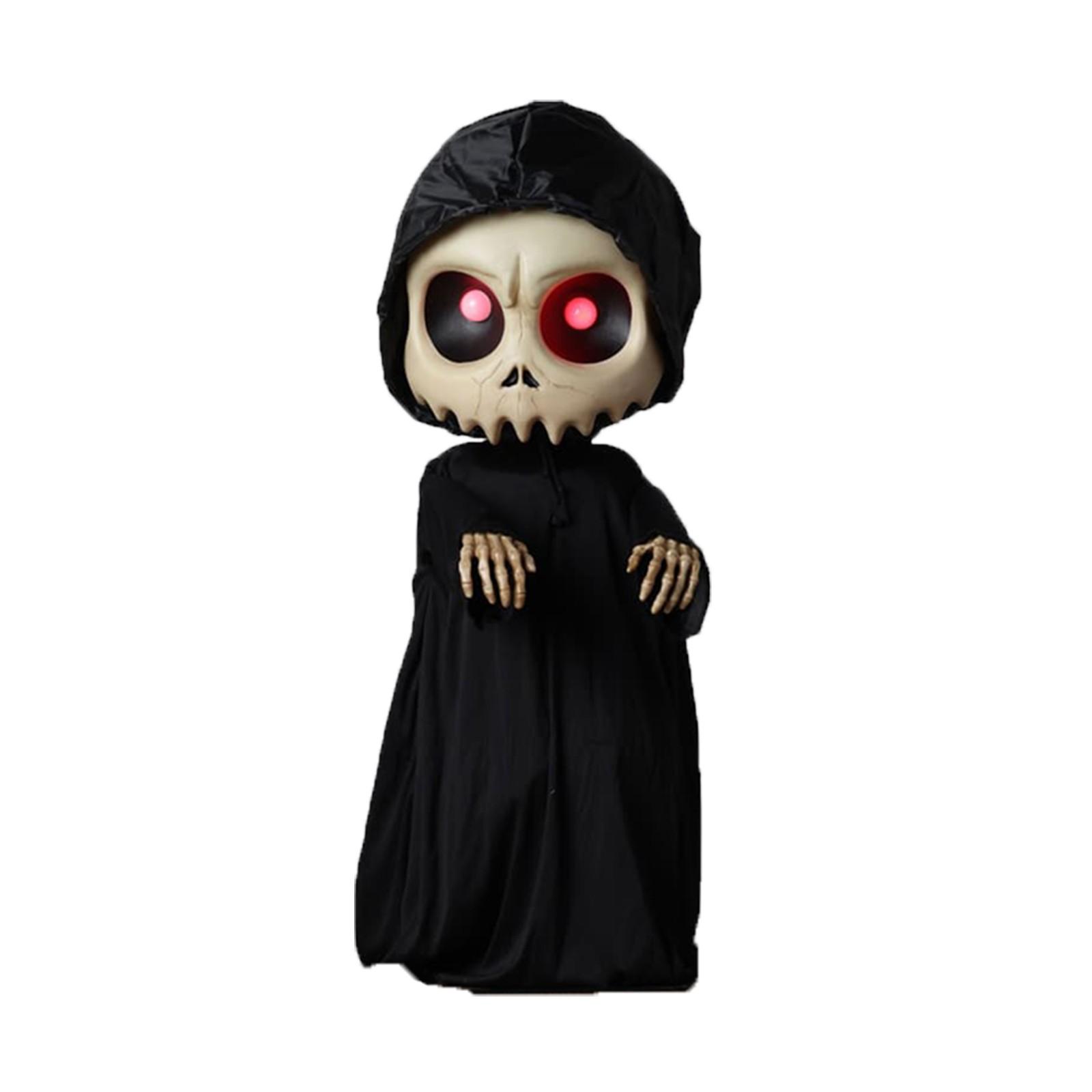 

Halloween Man In Black Skll Ornaments One Size