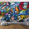 Graffiti Wall Murals Bar Music Festival Party Stage 3d Graffiti Wall Stickers Large Poster Wall Paper Decor