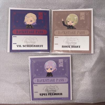 [USED] Twisted Wonderland Blazing Jewel Backstage Pass Style Sticker Bonus