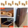 10Pcs Furniture Brass Concealed Hinges Cylindrical Hinges Small Barrels Hinges for Jewelry Keepsake Box Cabinet Door