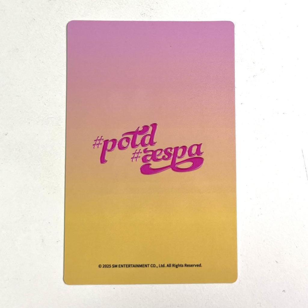 [USED] Aespa Karina China Guangzhou Pop-Up Limited Edition Hoodie Bonus Trading Card