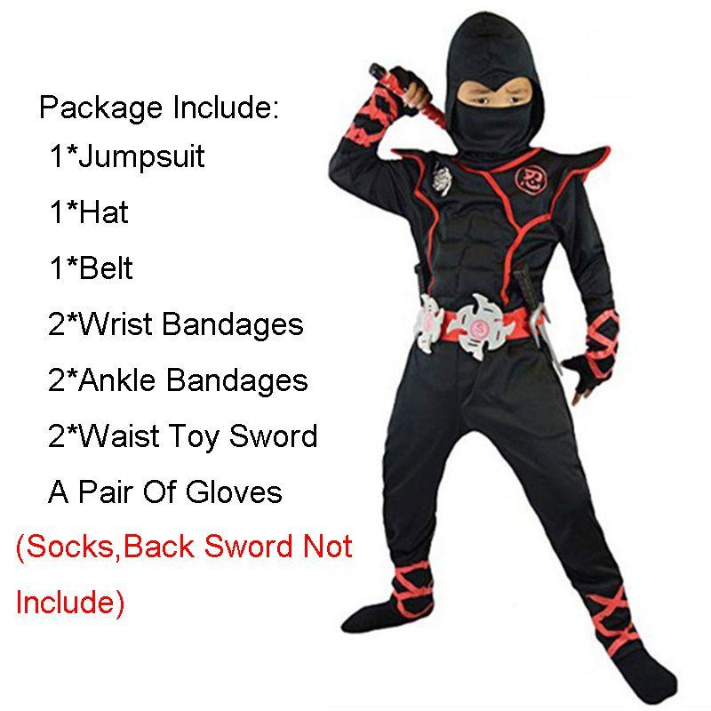 

Костюм ниндзя Ниндзяго для детей, мальчиков, косплей убийцы, карнавальная вечеринка, комбинезоны ниндзя Kids XL