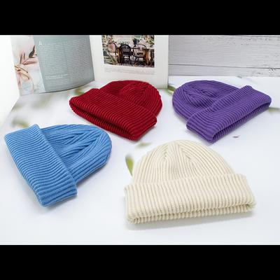 Solid Color Yupi Woolen Hat Autumn Winter Warm Protective Slap Plate Cold Hats Men's Women's Korean Trendy Knitted Hats