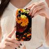 Wavy Edge Phone Case For iPhone 16 15 14 Pro Max 13 12 Mini 11 XR XS SE Halloween Witch Silhouette Design Cover