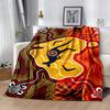 Australian Aboriginal Style 31 Blanket Soft & Cozy Perfect for Livingroom Sofa Chair Four Seasons Universal Stylish Decor