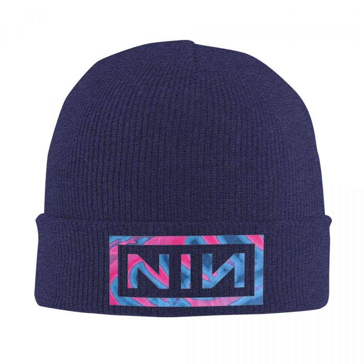 

Nine Inch Nails NIN Knit Hat Beanies Winter Hat Warm Color Caps Men Women