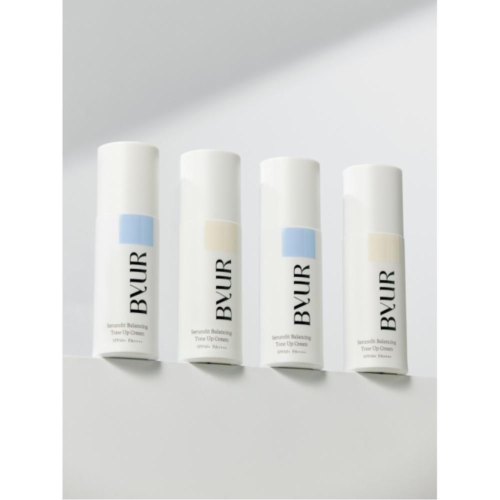 Byur [bosong Tone Up] Serum Fit Balancing Tone Up Cream 2 Types  Clear Clear Blue 