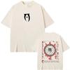Game Bloodborne Horror Hunter Graphic Print T-shirt Men Women Vintage Print Crew Neck Casual T Shirt Casual Loose Short Sleeve Neck Summer Tops
