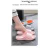 Summer Non-Slip PVC Slippers, Quick Dry Flat Bathroom Indoor Outdoor Shoes for Pregnant Women and Parents