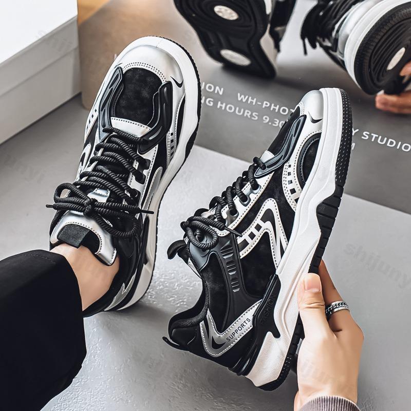 Fashion 2025 Autumn New Men's Fashion Versatile Low Top Thick Sole Sports Shoes Trendy Comfortable Non Slip Niche Design Chunky sneakers