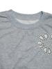 2026 European Cross-border Casual Pearl-Embellished Floral Round Neck Long Sleeve Hoodie