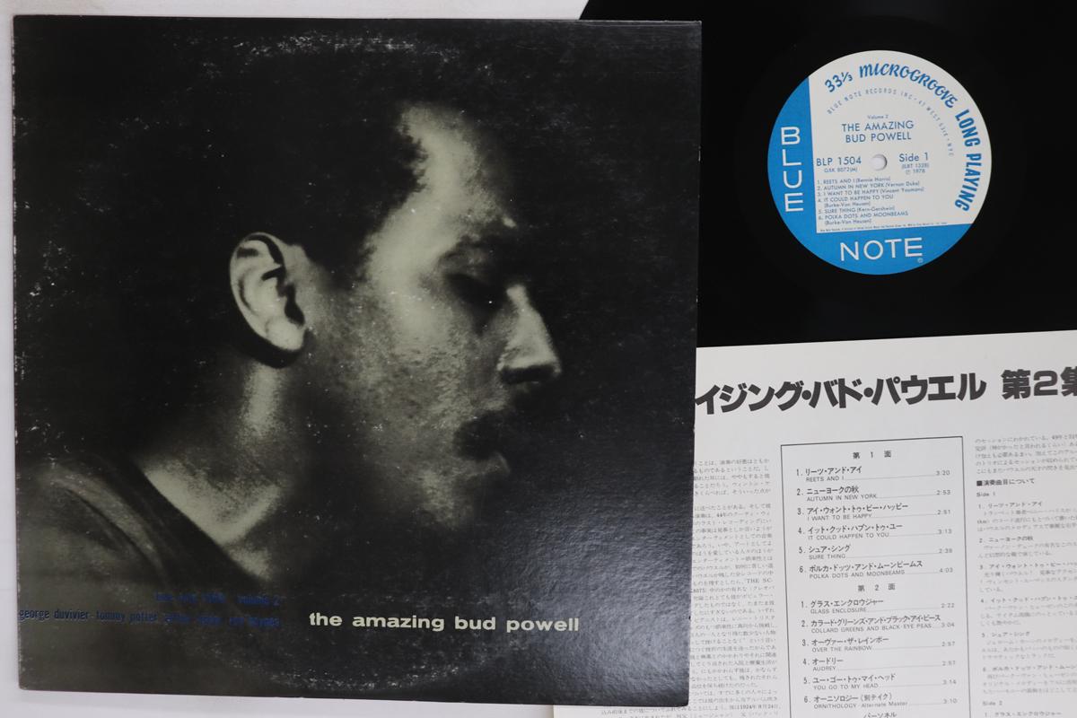 

LP Record BUD POWELL Amazing Bud Powell Vo. 2 GXK8072BLP1504 BLUE NOTE 1978 Japan Jazz Used