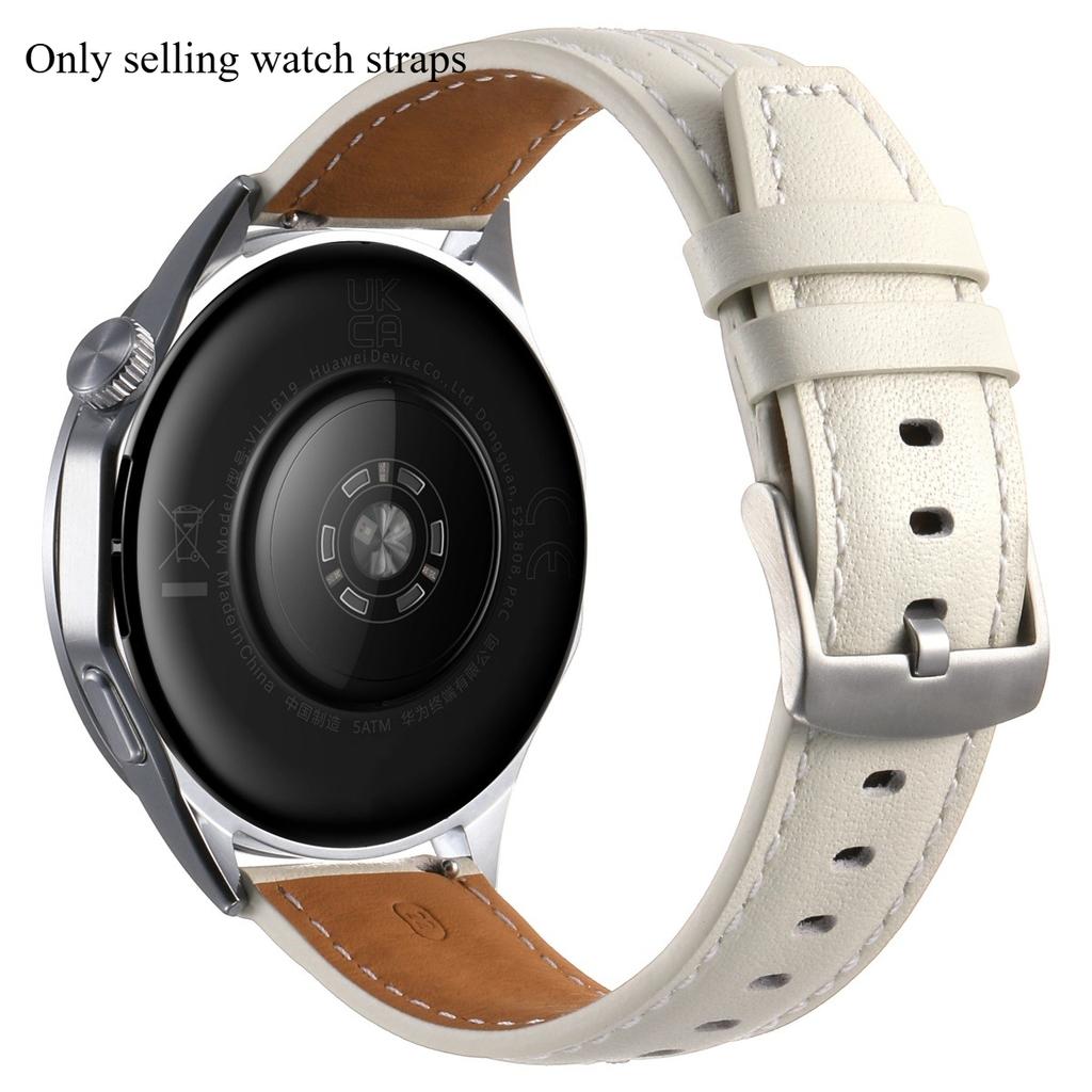 18/22mm Leather Watch Strap For Huawei Watch GT6 46mm Bands Soft Leather Wristband Bracelet For Huawei Watch GT5 4 3 GT5 GT6 Pro