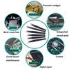 Antistatic Stainless Steel Tweezers 6 PCS Precision Maintenance Industrial Repair Curved Tool Home Work Model Making Hand Tools