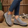 Women Simple and Stylish Boots Plus Size Platform Shoes Women 2026 Thick Sole Ankle Boots Fashion Comfortable for Women
