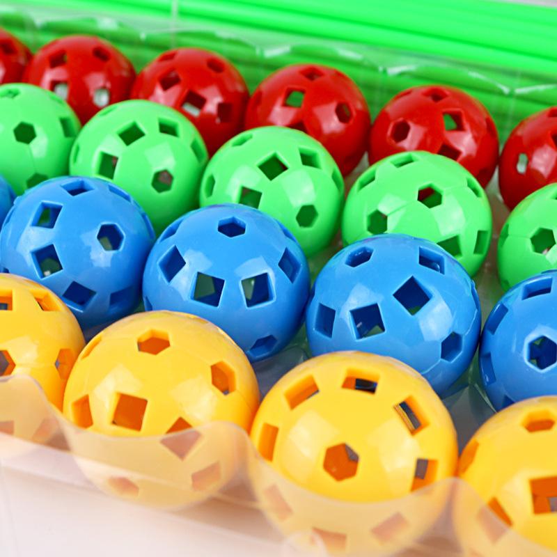 Children's DIY Splicing Tent Construction Game House Toy Piercing Bead Tent Splicing Accumulation