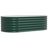 Elevated Garden Bed Green 160 X 80 X 44 Cm Steel