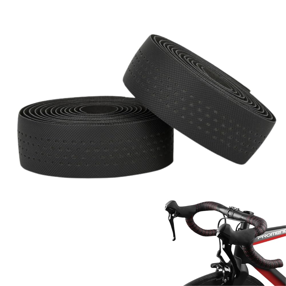 

ideamall Bicycle Bar Road Bike Handlebar End Plugs and Right Tape, Grips, (Left Set) (Black) чёрный