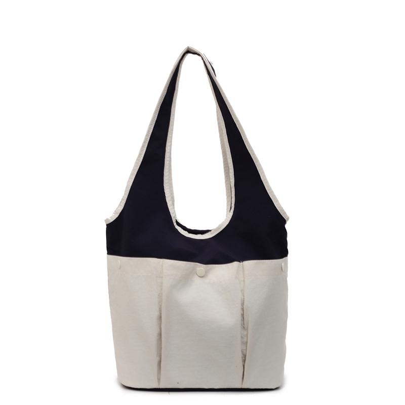 Nyl Large Capacity Zipper Shoulder Bags Patchwork Fashi Women s Bags 2026  Simple Soft Versatile Women s Handbags бежевый