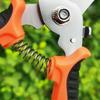 19cm Pruning Shears Professional Sharp Bypass Carbon Steel Cutter Clippers for Tree Branches Prune Garden Accessories