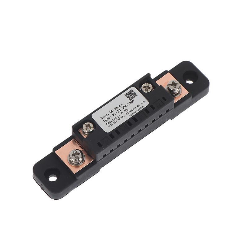 Hot Sale FL-2C Shunt 10A 15A 20A 30A 40A 50A 75A 100A 75mV DC High Accuracy With Base Ammeter Current Shunt Resistor