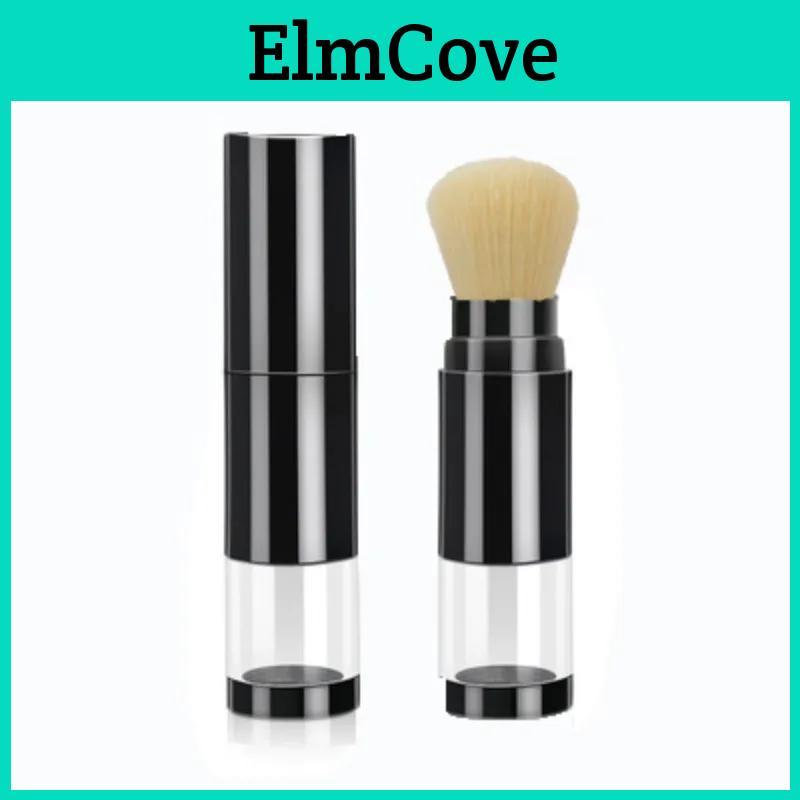 Foundation In 1 2 Brush Makeup Brush Empty Travel Blush With Refillable Loose Powder Bottle Jar Makeup Beauty Tools