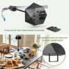 Fly Fans for Table, Soundless Fly Repellent Fan with Soft Blades and Hanging Hook, Handy for Outdoor Use Restaurant BBQ Picnic