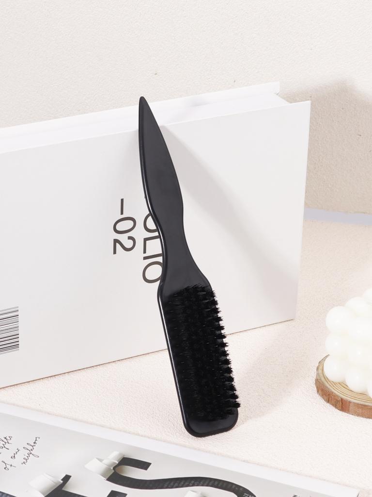 1 Piece of Brush Suitable for All Hairstyle Designs, Clean Hair Cutting Nylon Brush, Durable ABS Plastic Handle