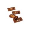 Speed Mao Japanese Modern Wood Chopstick Rests Spoon Holders Set of 4