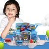Tayo Minibus Slingsho Warrior Car Toy Set Diy Track Tayo Cartoon Car Toy Collection Car Model Holiday Gift