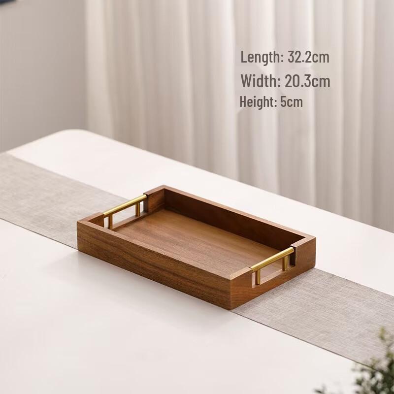 Chinese Style Wood Serving Tray