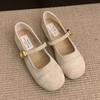 Shallow single shoes women's spring new retro gentle fairy Mary Jane women's shoes flat beanie shoes