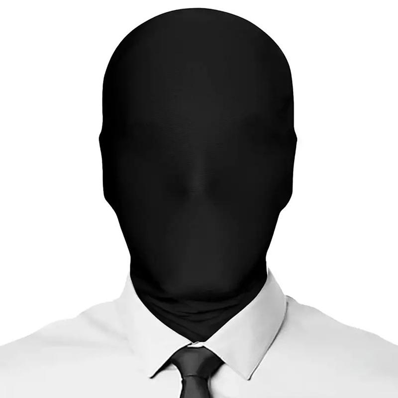 Pełna Maska Czarno-Biały Kaptur Rekwizyt Cosplay Kostiumy Halloweenowe Dorosły Dzieci Karnawałowa Impreza Przebierana Akcesoria Ducha