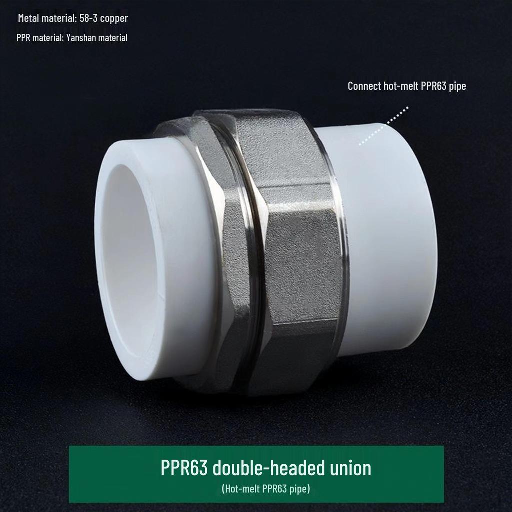 PPR Měď Železo Šroubení, Vnitřní & Vnější Závit, 20-110mm, Oboustranný PPR Železný Konektor