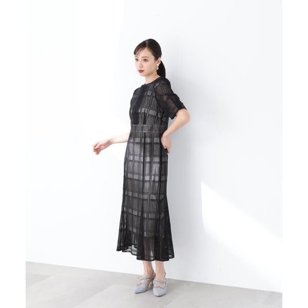 Jill by Jill Stuart Women's Lace Mermaid Casual Dress, Black