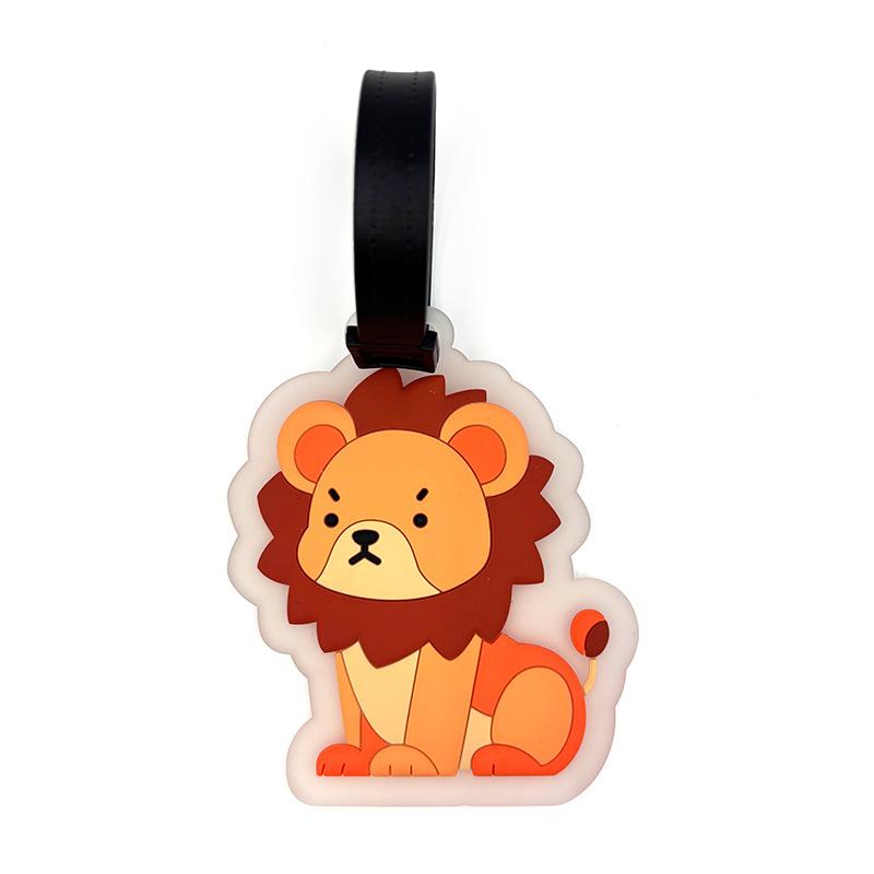 Creative luggage tags, dolphin and koala animal PVC luggage tags, hang tags, check-in tags, airplane travel anti loss, soft rubber luggage tags