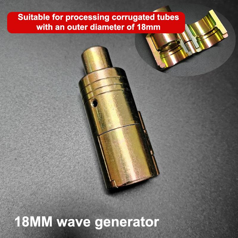 

Обработка гофрированной трубы из нержавеющей стали 304. Инструмент для изготовления интерфейса гофрированных сильфонов с плоскими волнами. Инструмент для изготовления интерфейса гофрированной трубы. 18mm