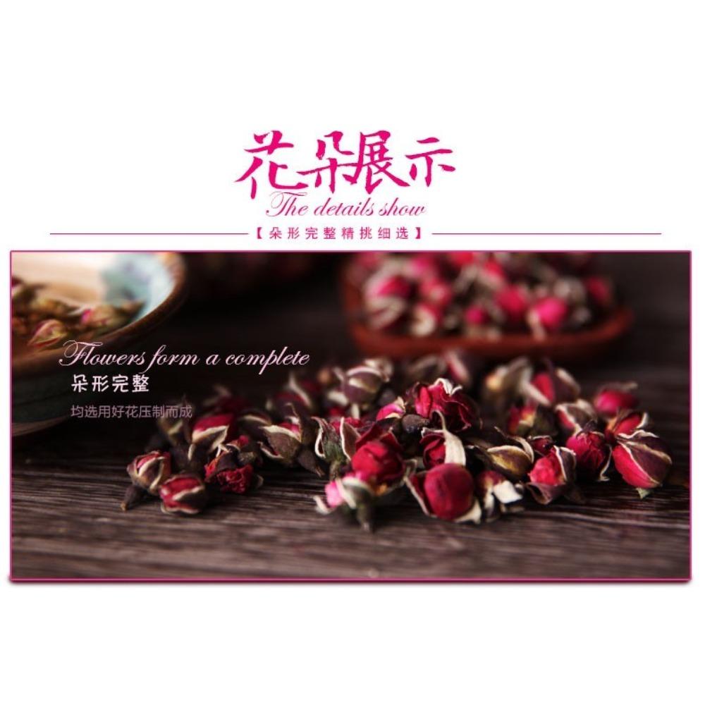 200g Premium Dried Rose Buds Flower Tea Cake Compressed Herbal Scented Tea