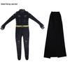 Batman Halloween Cosplay Jumpsuit with Cape