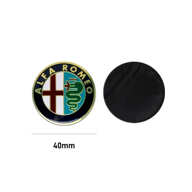 For Alfa Romeo 2026 Hot Sticker 5 colors 75mm Car Front Hood Emblem Logo Rear Trunk Badge for Alfa Romeo 159 147 Giulietta Stelv