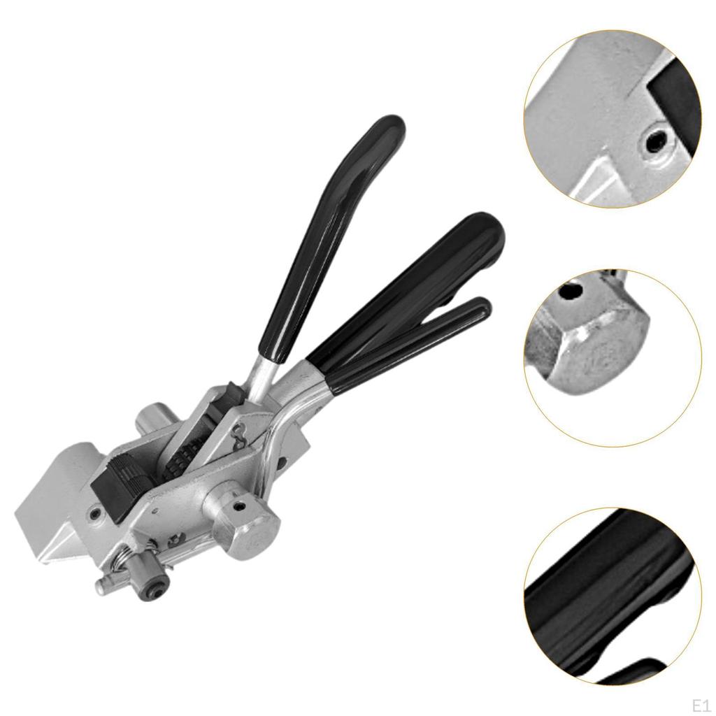 Narzędzie do zaciskania opasek kablowych ze stali nierdzewnej, opasarka zębata, wytrzymałe cięcie naprężające do mocowania i