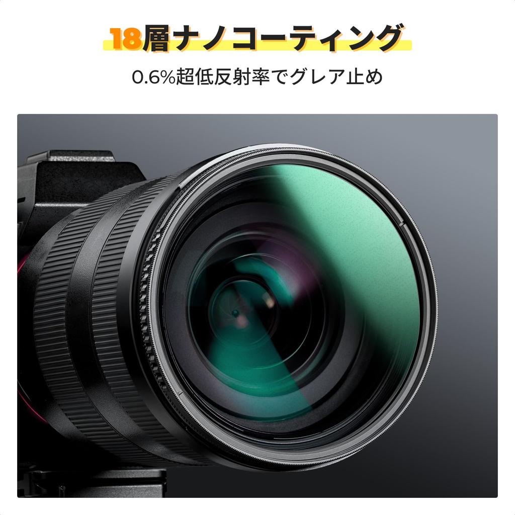 Concept 46mm Black Mist CPL Filtr Sada filtrů Soft Effect Polarizační efekt 18vrstvý nano povlak Polarizační filtr Odstranění měkkých odrazů filtru